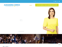 Tablet Screenshot of alessandracorrea.com